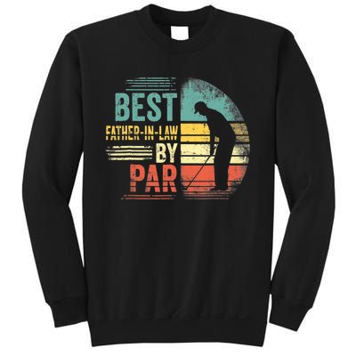 Vintage Golfing Outfit Best FatherInLaw By Par Gifts Sweatshirt