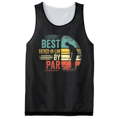 Vintage Golfing Outfit Best FatherInLaw By Par Gifts Mesh Reversible Basketball Jersey Tank