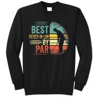 Vintage Golfing Outfit Best FatherInLaw By Par Gifts Tall Sweatshirt