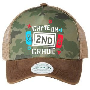 Video Game On 2nd Grade Cool Kids Team Second Back To School Legacy Tie Dye Trucker Hat