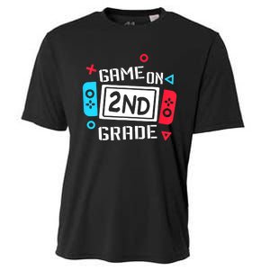 Video Game On 2nd Grade Cool Kids Team Second Back To School Cooling Performance Crew T-Shirt