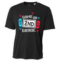 Video Game On 2nd Grade Cool Kids Team Second Back To School Cooling Performance Crew T-Shirt