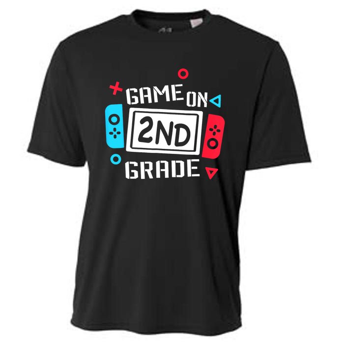 Video Game On 2nd Grade Cool Kids Team Second Back To School Cooling Performance Crew T-Shirt