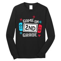 Video Game On 2nd Grade Cool Kids Team Second Back To School Long Sleeve Shirt