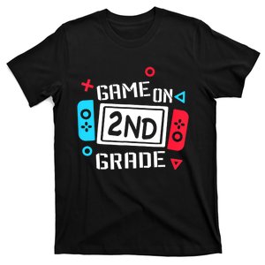 Video Game On 2nd Grade Cool Kids Team Second Back To School T-Shirt