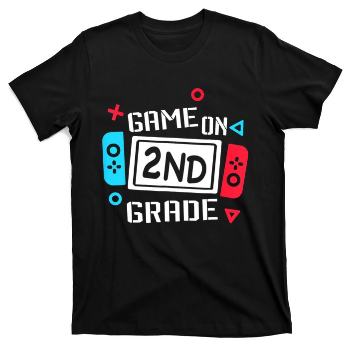 Video Game On 2nd Grade Cool Kids Team Second Back To School T-Shirt