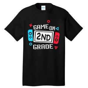 Video Game On 2nd Grade Cool Kids Team Second Back To School Tall T-Shirt