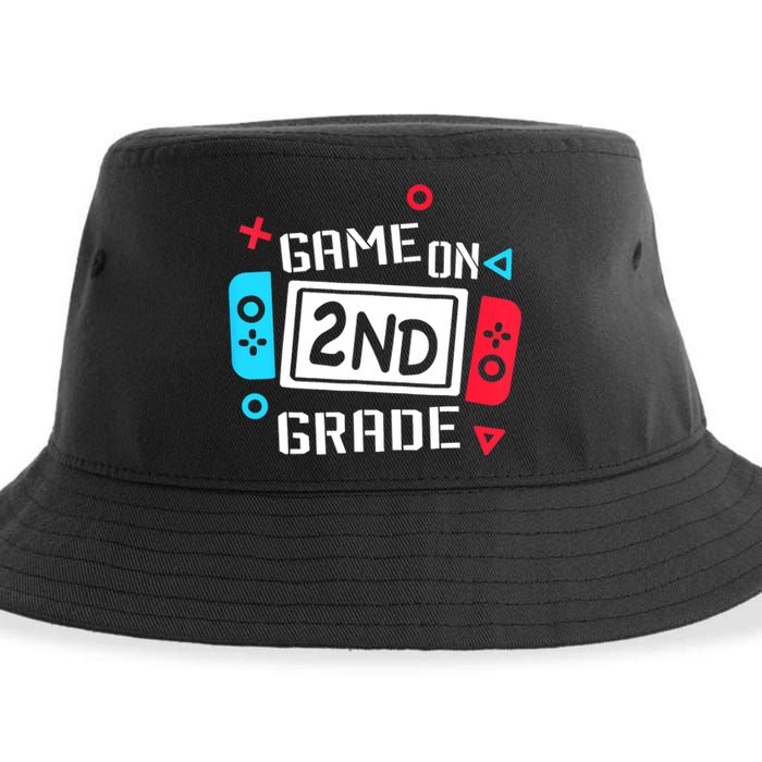 Video Game On 2nd Grade Cool Kids Team Second Back To School Sustainable Bucket Hat