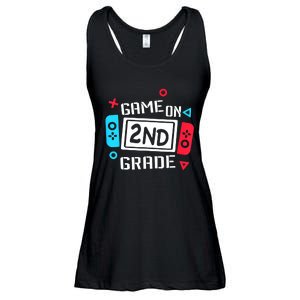 Video Game On 2nd Grade Cool Kids Team Second Back To School Ladies Essential Flowy Tank