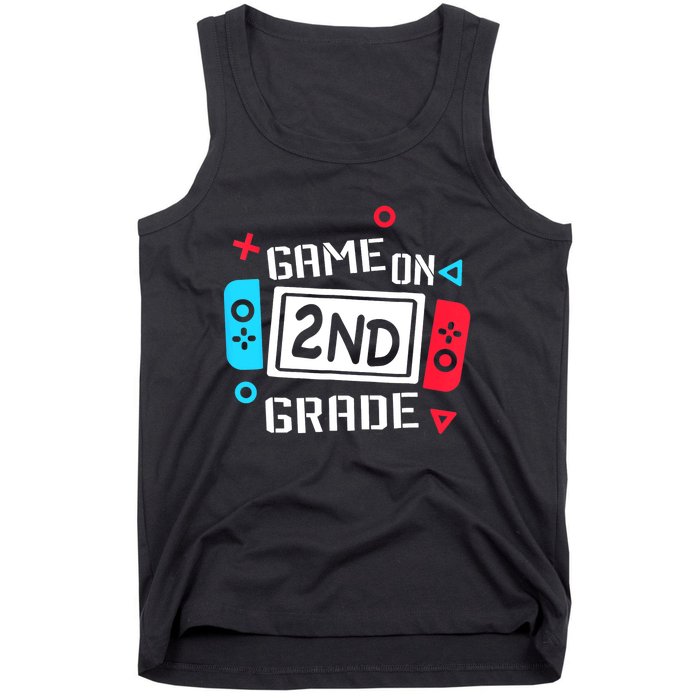 Video Game On 2nd Grade Cool Kids Team Second Back To School Tank Top