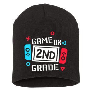 Video Game On 2nd Grade Cool Kids Team Second Back To School Short Acrylic Beanie