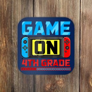 Video Game On 4th Grade Gamer Back To School First Day Boy Coaster