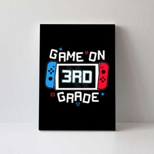 Video Game On 3rd Gamer Back To School Canvas