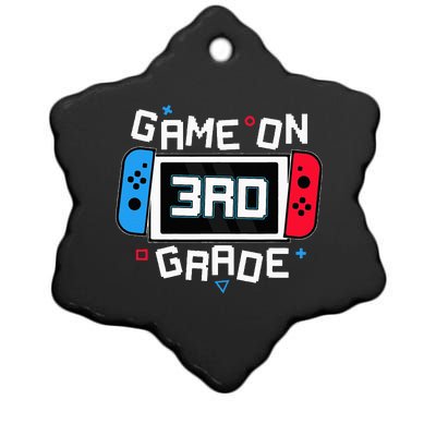 Video Game On 3rd Gamer Back To School Ceramic Star Ornament