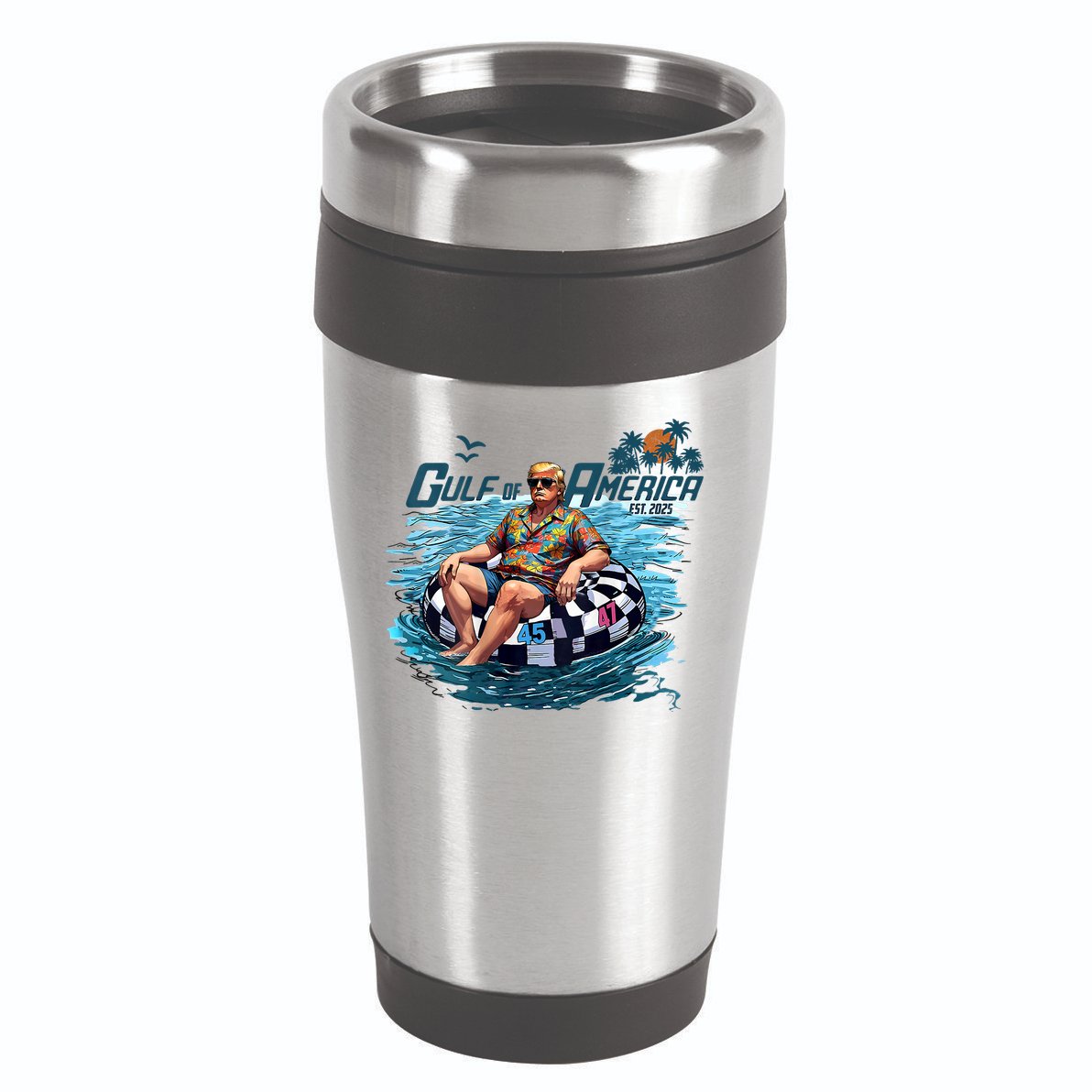  Vintage Gulf Of US America Est 2025 Funny  16oz Travel Tumbler
