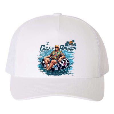  Vintage Gulf Of US America Est 2025 Funny  Yupoong Adult 5-Panel Trucker Hat