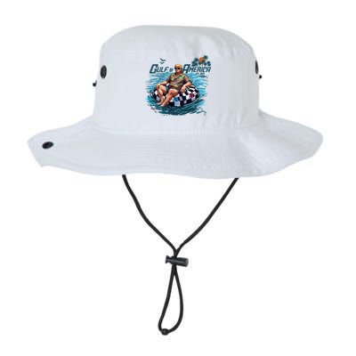  Vintage Gulf Of US America Est 2025 Funny  Bucket Hat