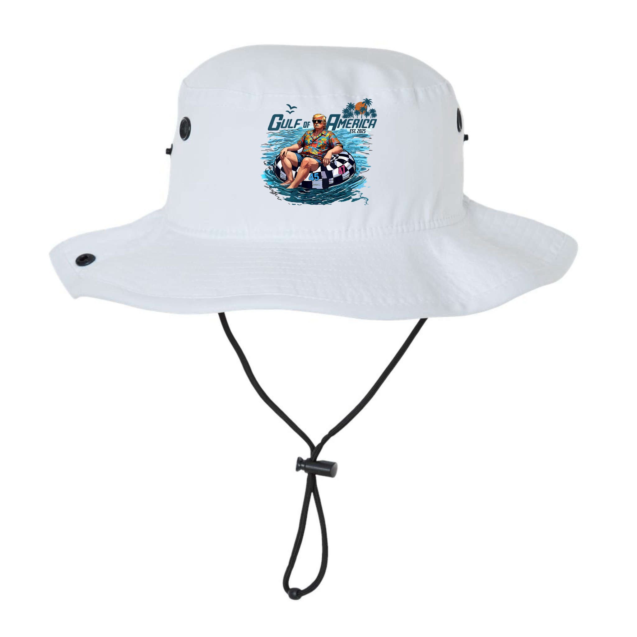  Vintage Gulf Of US America Est 2025 Funny  Bucket Hat