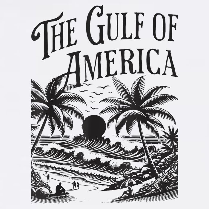 Vintage Gulf Of Usa America Beach Palm Summer Vacation Beanie