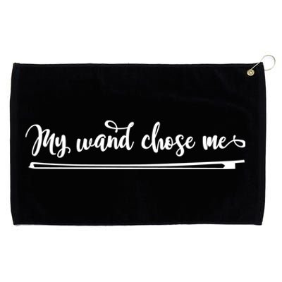 Violinist Gift Orchestra My Wand Chose Me Violin Gift Grommeted Golf Towel