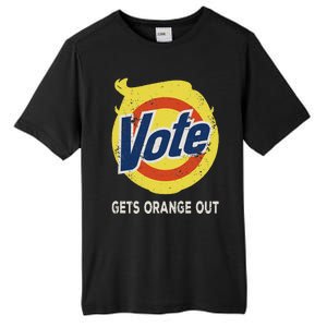 Vote Gets Orange Out Anti Trump Detergent Political Humor Tall Fusion ChromaSoft Performance T-Shirt