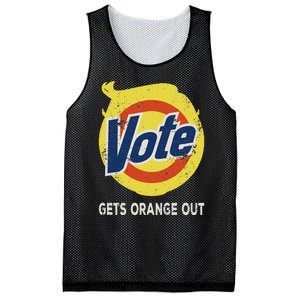 Vote Gets Orange Out Anti Trump Detergent Political Humor Mesh Reversible Basketball Jersey Tank