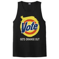 Vote Gets Orange Out Anti Trump Detergent Political Humor PosiCharge Competitor Tank