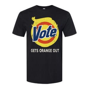 Vote Gets Orange Out Anti Trump Detergent Political Humor Softstyle CVC T-Shirt