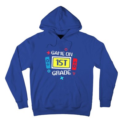 Video Game On 1st Grade Cool Team First Back To School Hoodie