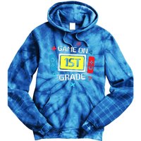 Video Game On 1st Grade Cool Team First Back To School Tie Dye Hoodie