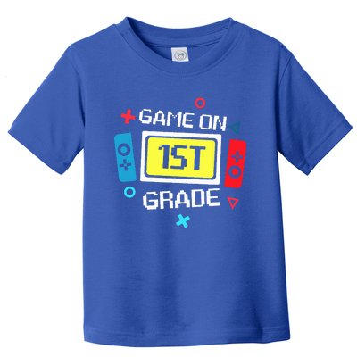 Video Game On 1st Grade Cool Team First Back To School Toddler T-Shirt