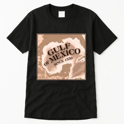 Vintage Gulf Of Mexico Since 1550 Map Tall T-Shirt
