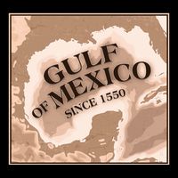 Vintage Gulf Of Mexico Since 1550 Map Womens Tank Top