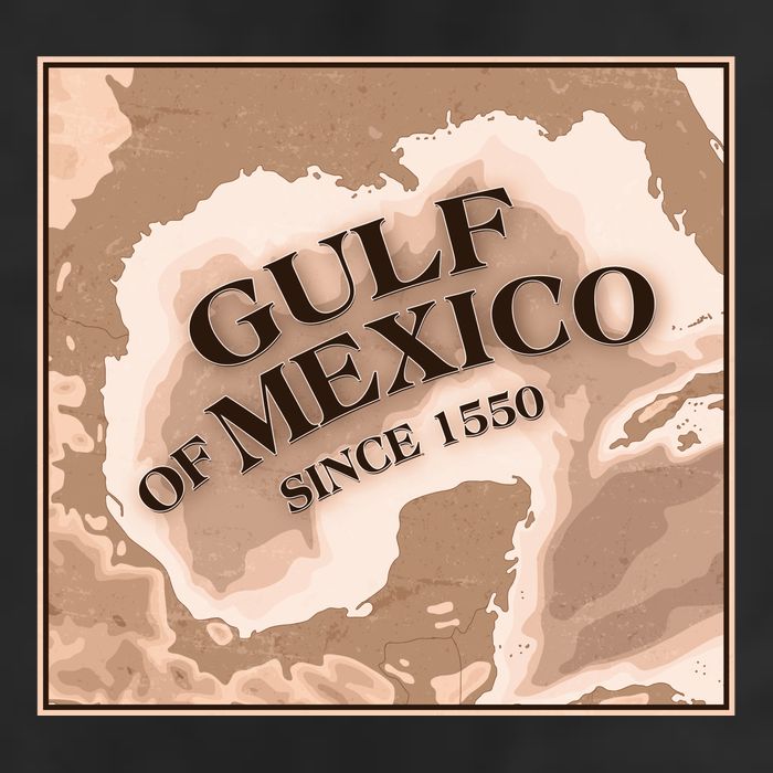 Vintage Gulf Of Mexico Since 1550 Map Trucker Hat