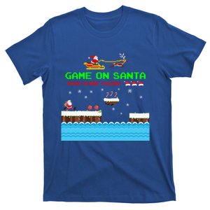 Video Game On Santa Ugly Christmas Gamer Santa Claus Gift Funny Gift T-Shirt