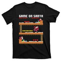 Video Game On Santa Ugly Christmas Gamer Santa Claus Gift T-Shirt