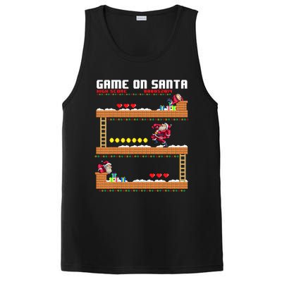 Video Game On Santa Ugly Christmas Gamer Santa Claus Gift PosiCharge Competitor Tank