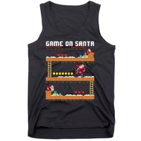 Video Game On Santa Ugly Christmas Gamer Santa Claus Gift Tank Top