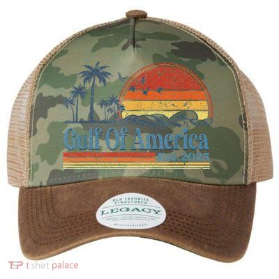 Vintage Gulf Of Us America Est 2025 Retro Beach Legacy Tie Dye Trucker Hat