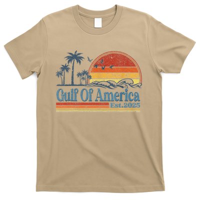 Vintage Gulf Of Us America Est 2025 Retro Beach T-Shirt