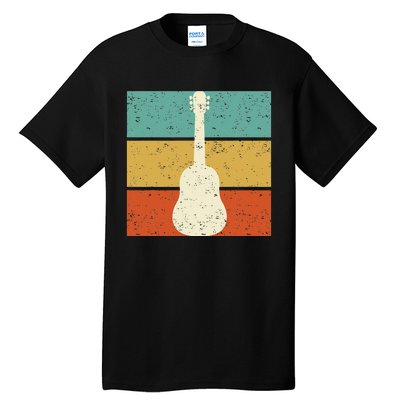 Vintage Guitar Player Design Guitarist I Acoustic Guitar Tall T-Shirt