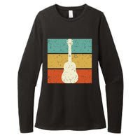 Vintage Guitar Player Design Guitarist I Acoustic Guitar Womens CVC Long Sleeve Shirt