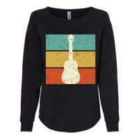 Vintage Guitar Player Design Guitarist I Acoustic Guitar Womens California Wash Sweatshirt