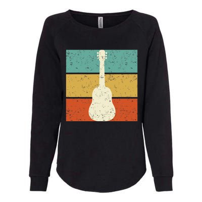 Vintage Guitar Player Design Guitarist I Acoustic Guitar Womens California Wash Sweatshirt