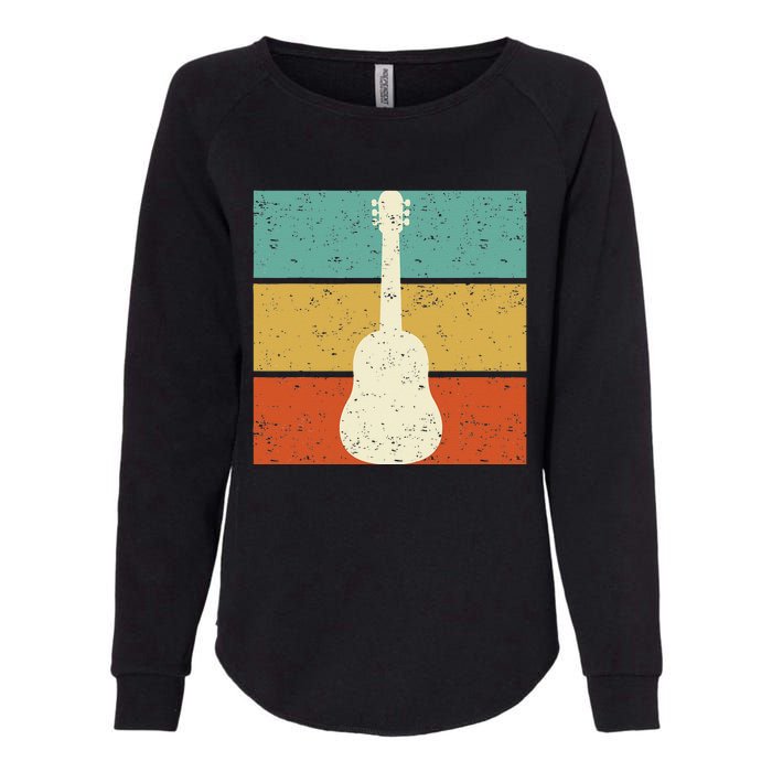 Vintage Guitar Player Design Guitarist I Acoustic Guitar Womens California Wash Sweatshirt