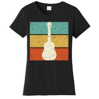 Vintage Guitar Player Design Guitarist I Acoustic Guitar Women's T-Shirt