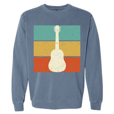 Vintage Guitar Player Design Guitarist I Acoustic Guitar Garment-Dyed Sweatshirt