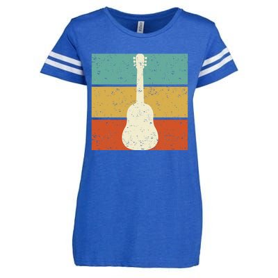 Vintage Guitar Player Design Guitarist I Acoustic Guitar Enza Ladies Jersey Football T-Shirt