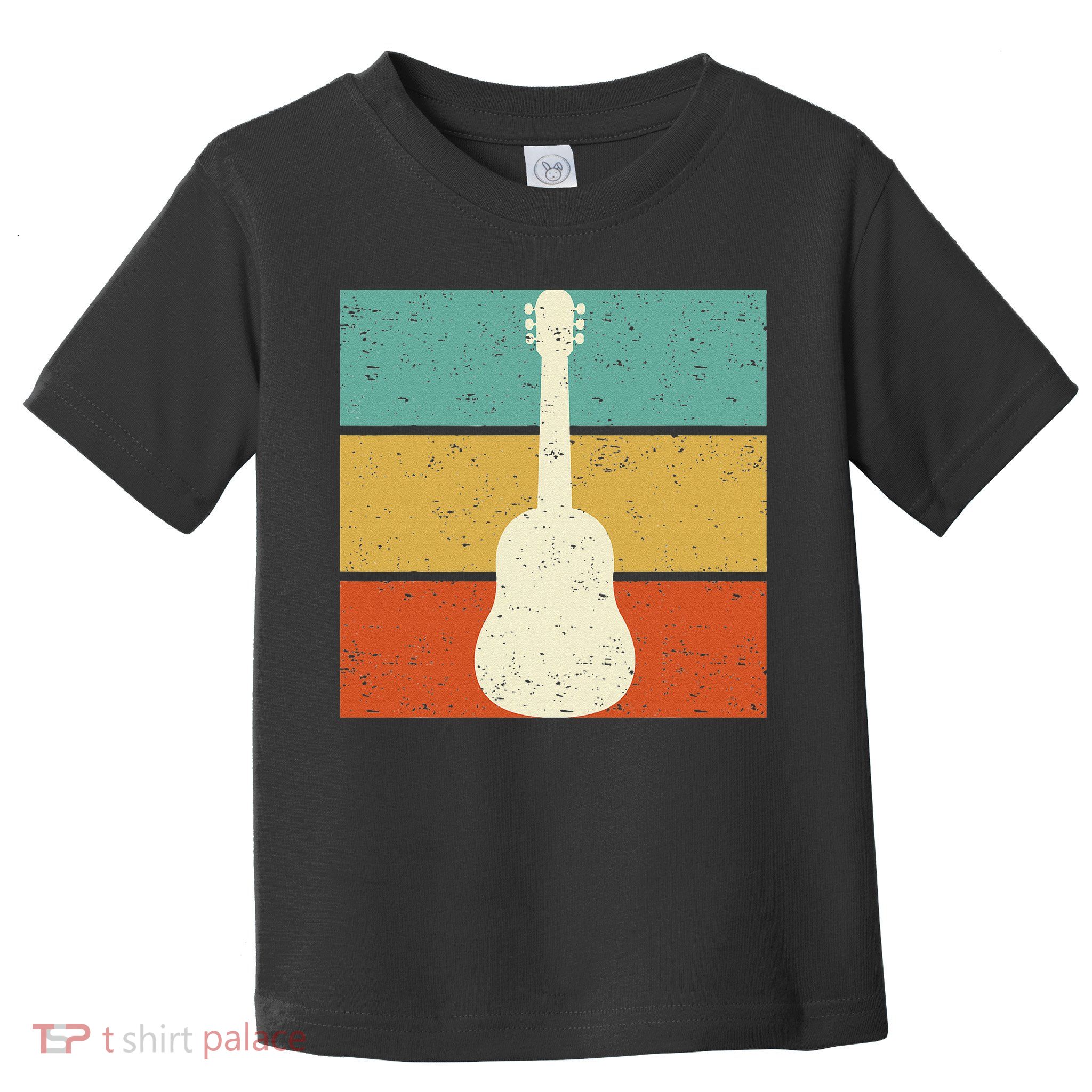 Vintage Guitar Player Design Guitarist I Acoustic Guitar Toddler T-Shirt