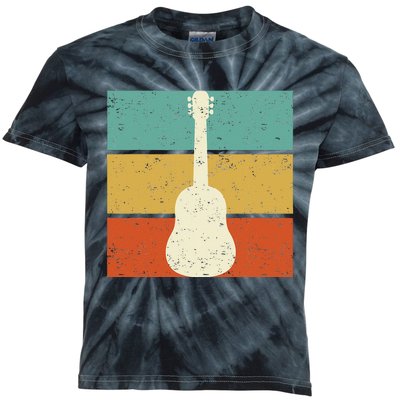 Vintage Guitar Player Design Guitarist I Acoustic Guitar Kids Tie-Dye T-Shirt